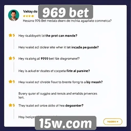 Opiniões de usuários sobre o 969 bet